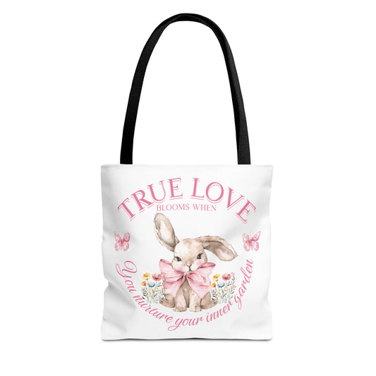 "True Love, Blooms Tote Bag"