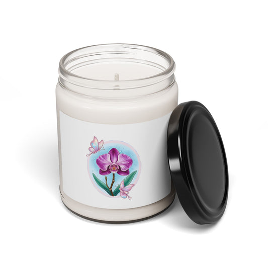 Orchid Elegance Scented Soy Candle, 9oz